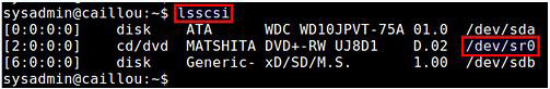 Linux下检测DVD刻录机的设备名及写入速度的几种方法