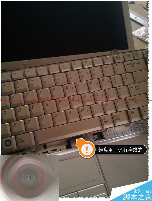 戴尔1420笔记本怎么拆卸与安装键盘？