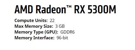 AMD GPU RX-5300M显卡怎么样?AMD GPU RX-5300M显卡详细测试