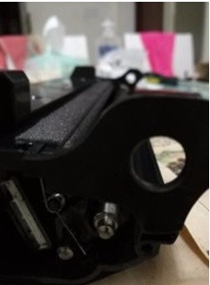 奔图P1000L打印机硒鼓怎么加粉?