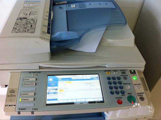 理光打印一体机怎么扫描文件到邮箱?