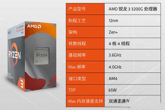 入门游戏玩家之选 2000元左右R3-3200G核显电脑配置详解