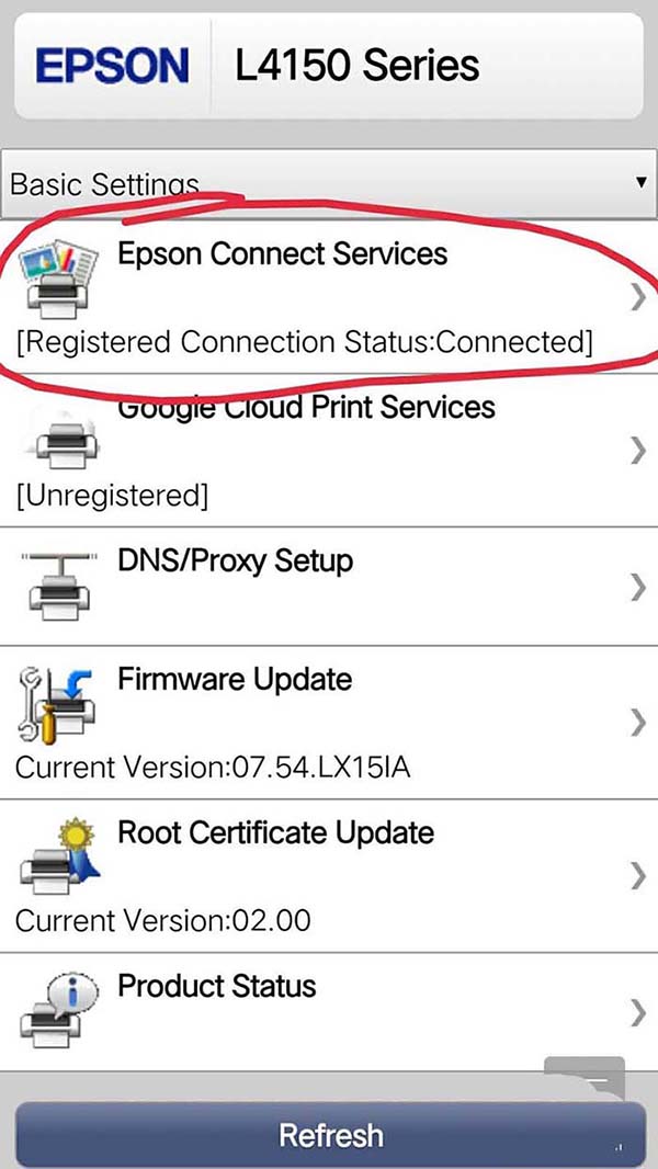 EPSONL爱普生4158打印机怎么连接手机使用?
