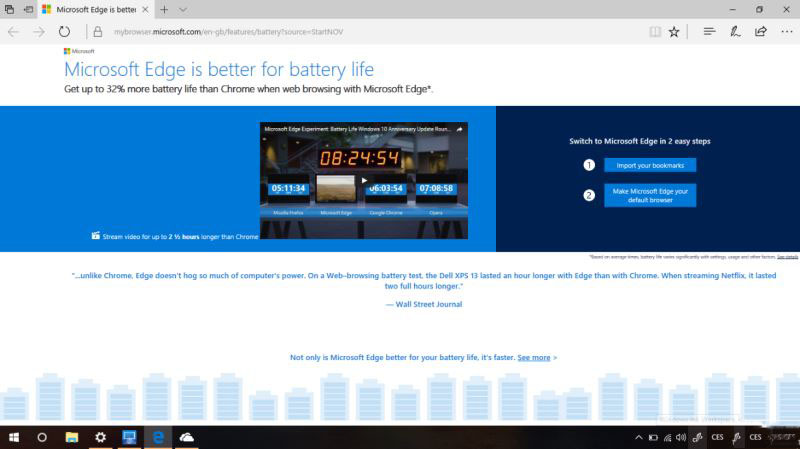 Windows10开始菜单出现Microsoft Edge功能广告