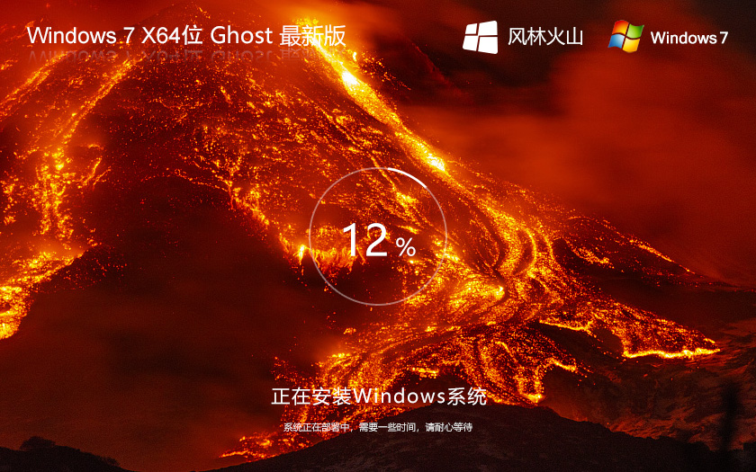 风林火山Win7系统64位 Windows7旗舰版 永久免费下载 v2023