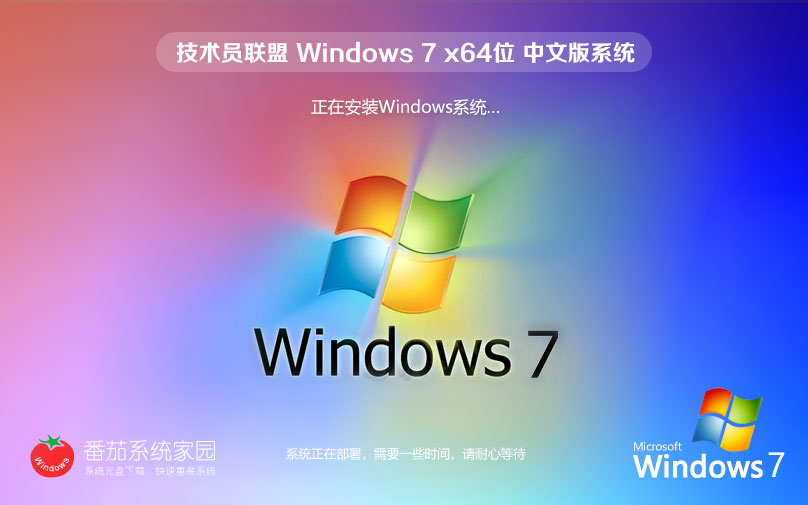 Wi7系统下载 64位高速旗舰版 技术员联盟windows 免激活工具