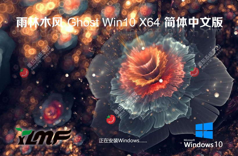 雨林木风win10家庭版 x64位系统下载 永久激活 ghost镜像