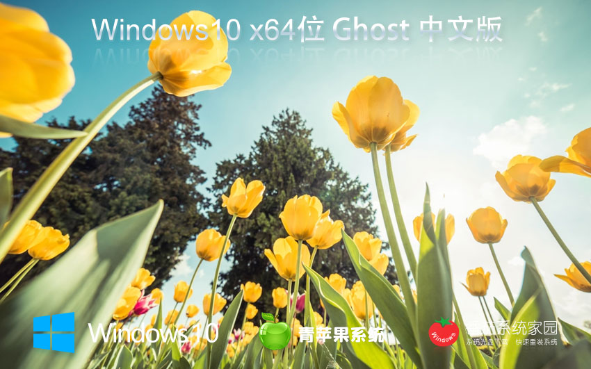 windows10最新企业版下载 青苹果系统x64位 永久激活 ghost镜像下载