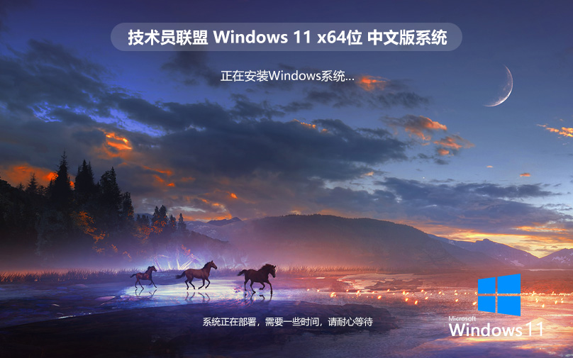 技术员联盟win11安全稳定版 x64位免激活下载 Ghost镜像中文版 v2023