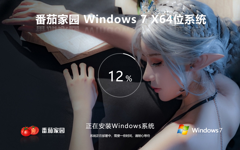 番茄花园win7游戏版 64位系统下载 中文版系统 戴尔笔记本专用下载