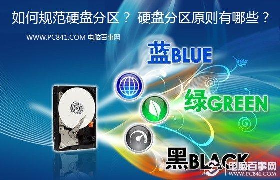 如何规范硬盘分区？硬盘分区原则有哪些？