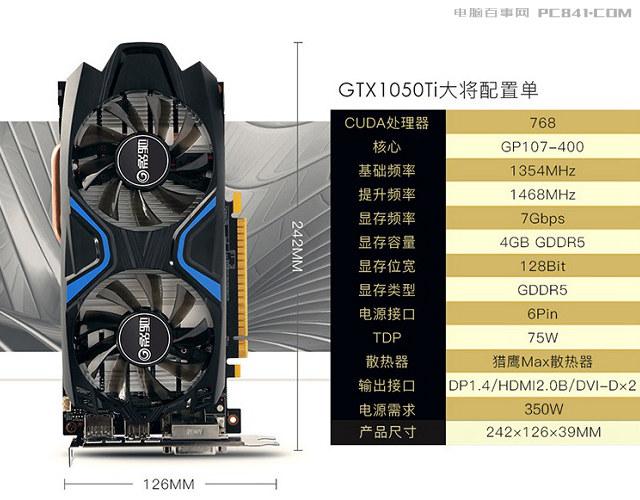GTX1050Ti和GTX1060性能相差大吗？GTX1060和1050Ti的区别