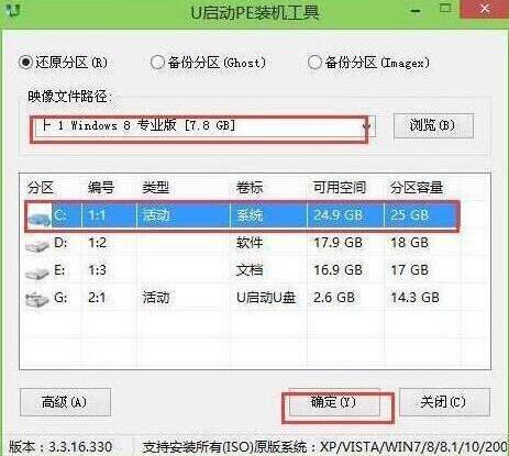 华硕ux501vw笔记本使用u盘安装win8系统教程