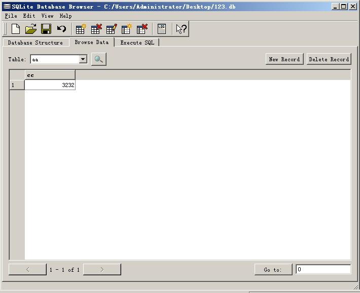 SQLite Database Browser数据库查看器图文使用教程