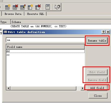 SQLite Database Browser数据库查看器图文使用教程