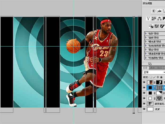 PS教程:制作NBA篮球明星海报图片