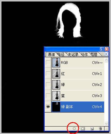 ps教程:通道抠图法几步精确抠出美女