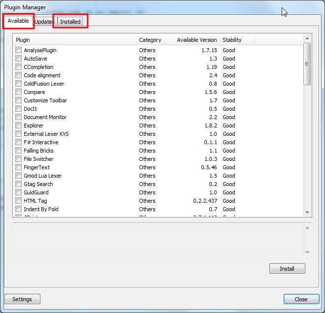 Notepad++插件添加方法