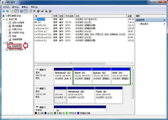 win7系统提示磁盘处于脱机状态怎么办
