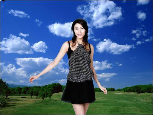 ps教程:通道抠图法几步精确抠出美女