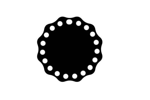 Photoshop文字特效：制作布纹花边的文字
