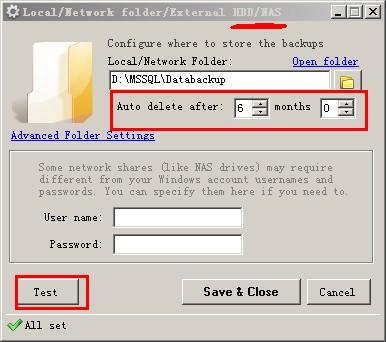SQLBackupAndFTP 数据库自动备份工具图文教程