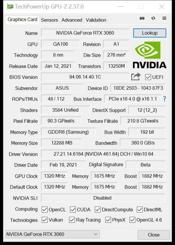 ROG STRIX RTX3060怎么样 ROG STRIX RTX3060详细评测