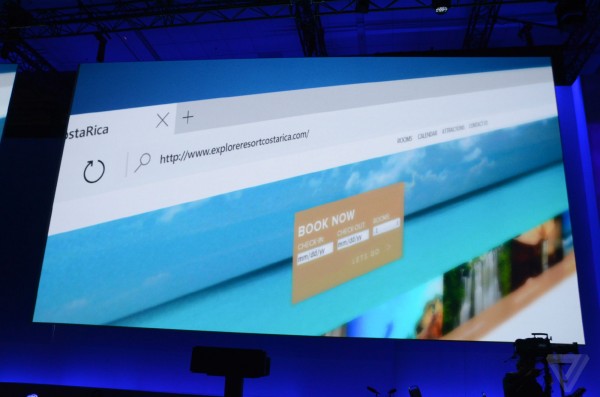 微软斯巴达浏览器命名Edge 可兼容Chrome和Firefox插件