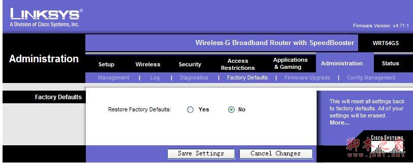 英文思科linksysWRT系列无线路由器设置图文教程
