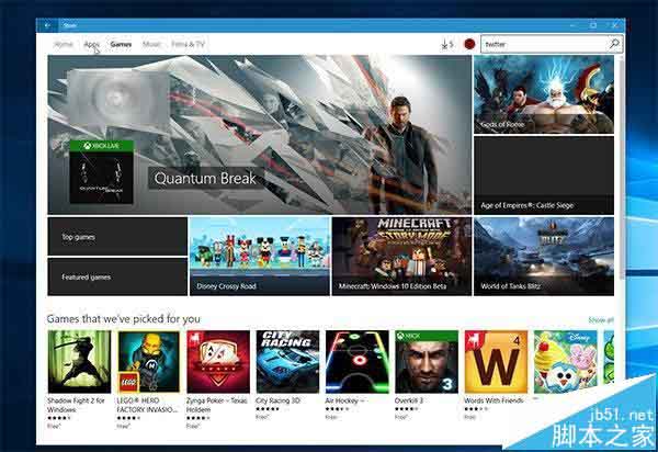 Win10一周年更新中全新应用商店有哪些变化?