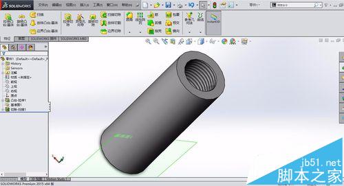 solidworks内螺纹怎么画? solidworks绘制螺纹的教程
