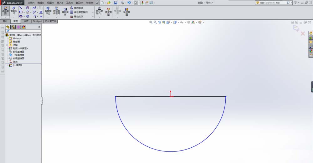 SolidWorks怎么创建三维圆球?