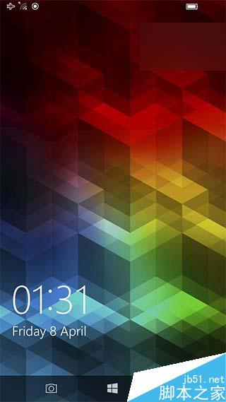 Win10移动版预览版14316锁屏界面截图曝光:导航栏惊现相机按钮