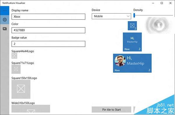 win10通用应用《通知可视化》发布  设计Win10自适应动态磁贴