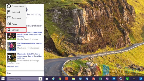 Win10 Build 9926中Cortana怎么打开？