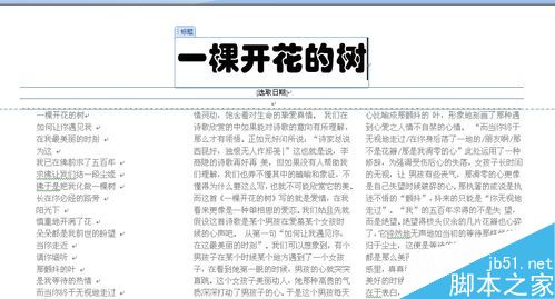 word文档如何排版才能美观大方?