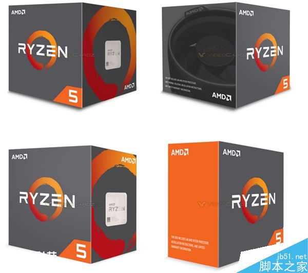 AMD Ryzen 5价格、性能曝光:跑分比i5 7600K快69%