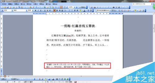 在word文档中怎么插入正确的注解?