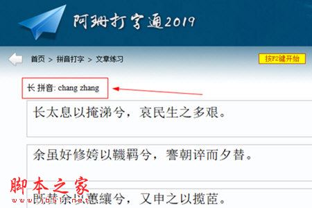 阿珊打字通小技巧:怎么显示打字拼音呢