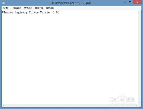 windows注册表不小心删了怎么办？编写注册表文档*.reg的教程