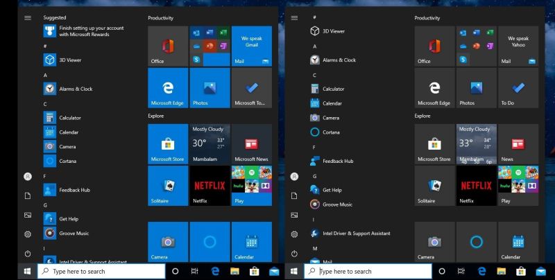 全新Win10流畅设计 &ldquo;开始&rdquo;菜单上手体验：简洁、现代