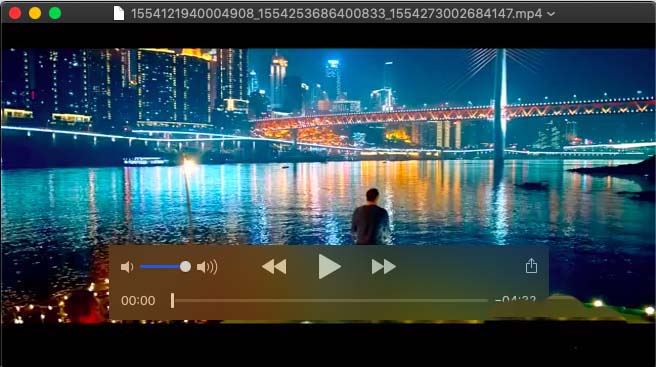 QuickTimePlayer怎么提取视频中的音频?