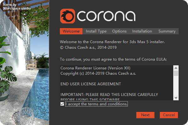 Corona5.0渲染器怎么安装？Corona Renderer 5 for 3dsmax汉化激活安装教程