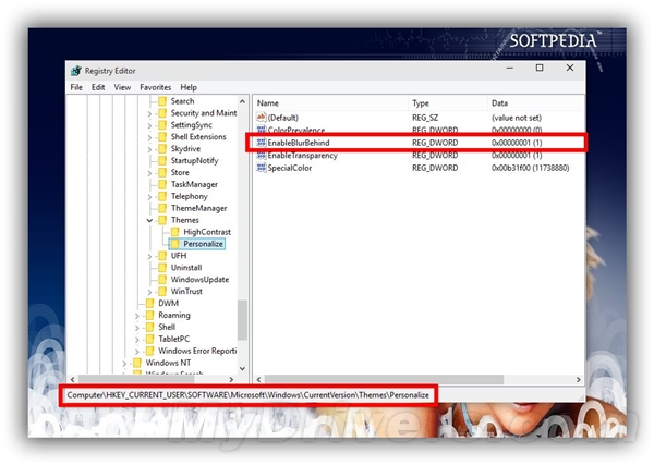 [教程]win10 build 10074开始菜单暗藏背景模糊特技