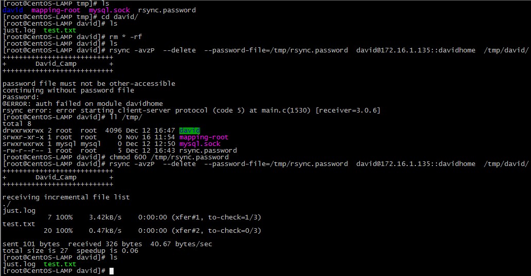 CentOS6中rsync服务器的安装与配置