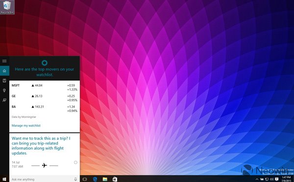 Win10 Build 10166桌面版高清图赏：微软WiFi亮相