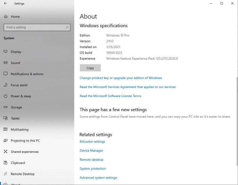 Win10 21H2 版本号将是 Build 19044 更多新功能曝光