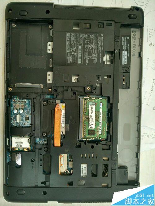 惠普hp445g1笔记本怎么拆机清灰?