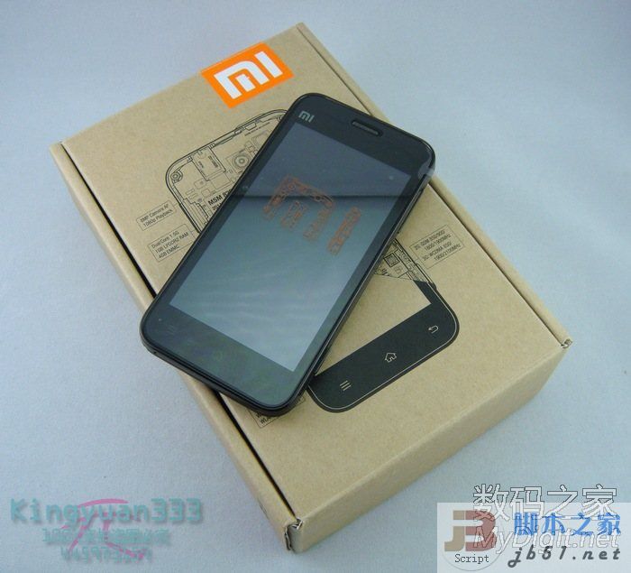 小米手机收货后开箱实拍图 解解馋吧