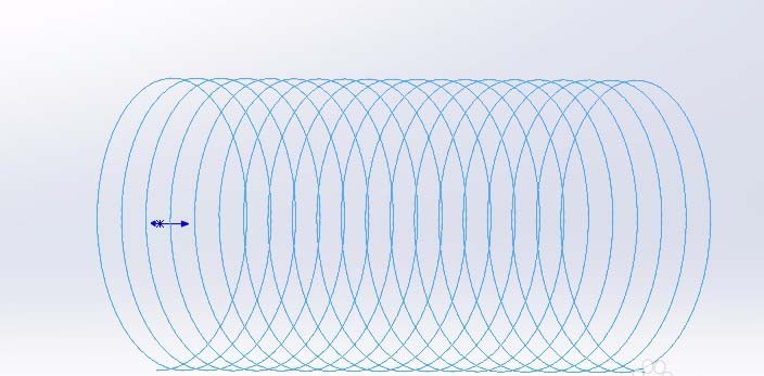 solidworks怎么绘制锥形的弹簧模型?